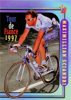 1997 Eurostar Tour de France #42 Maximillian Sciandri Front